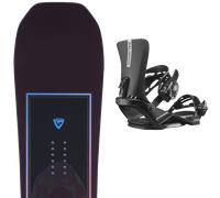 Pack snowboard." Rossignol Jibsaw 25 + Fixations - Homme - Noir / Bleu - taille 155 - modèle 2025
