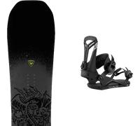 Pack snowboard." Rossignol Jibsaw Black/green 26 + Fixations - Homme - Noir / Gris - taille 159 - modèle 2026