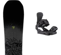 Pack snowboard." Rossignol Jibsaw Black/green 26 + Fixations - Homme - Noir / Gris - taille 159 - modèle 2026