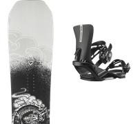 Pack snowboard." Rossignol Juggernaut Black/white 26 + Fixations - Homme - Gris / Noir - taille 155 - modèle 2026