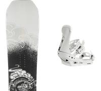 Pack snowboard." Rossignol Juggernaut Black/white 26 + Fixations - Homme - Gris / Noir - taille 162 - modèle 2026