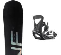 Pack snowboard." Rossignol One Black/orange 26 + Fixations - Homme - Noir / Orange - taille 161W - modèle 2026