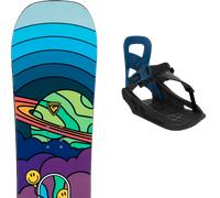 Pack snowboard." Rossignol Scan Multicolor 26 + Fixations - Enfant - Multicolore - taille 90 - modèle 2026
