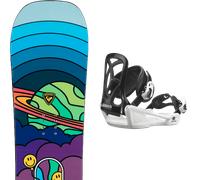 Pack snowboard." Rossignol Scan Multicolor 26 + Fixations - Enfant - Multicolore - taille 90 - modèle 2026