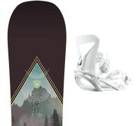 Pack snowboard." Rossignol Ultraviolet W 25 + Fixations - Mixte - Violet / Multicolore - taille 149 - modèle 2025