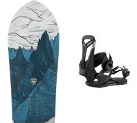 Pack snowboard." Rossignol Xv Blue/white 26 + Fixations - Homme - Gris / Bleu / Noir - taille 165W - modèle 2026