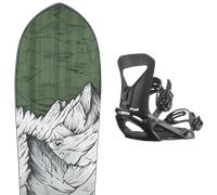 Pack snowboard." Rossignol Xv Slashimi 25 + Fixations - Homme - Vert - taille 158 - modèle 2025