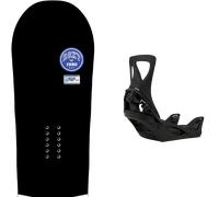 Pack snowboard." Roxy Xoxo Black/blue 26 + Fixations - Femme - Noir - taille 139 - modèle 2026