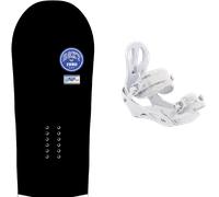 Pack snowboard." Roxy Xoxo Black/blue 26 + Fixations - Femme - Noir - taille 142 - modèle 2026