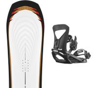 Pack snowboard." Salomon Assassin 26 + Fixations - Homme - Blanc - taille 162 - modèle 2026