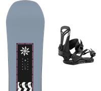 Pack snowboard." Salomon Kickback 26 + Fixations - Homme - Bleu - taille 151 - modèle 2026