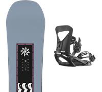 Pack snowboard." Salomon Kickback 26 + Fixations - Homme - Bleu - taille 158 - modèle 2026