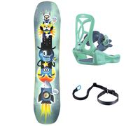 Pack snowboard." Salomon Team Package 25 - Enfant - Vert / Bleu / Jaune - taille 100 - modèle 2025