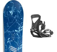 Pack snowboard." Yes Airmaster 3d Black/blue 26 + Fixations - Homme - Bleu - taille 162 - modèle 2026