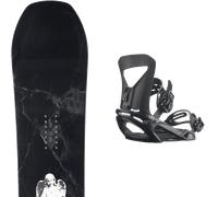 Pack snowboard." Yes Cream Halldor 3d Black/white 26 + Fixations - Homme - Noir - taille 156 - modèle 2026