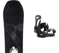 Pack snowboard." Yes Cream Halldor 3d Black/white 26 + Fixations - Homme - Noir - taille 156 - modèle 2026