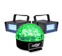 Pack Soirée FIESTA SIXMAGIC + 2 LED STROBE BLANC