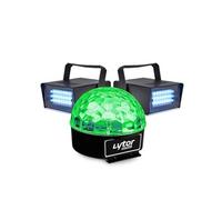 Pack Soirée FIESTA SIXMAGIC + 2 LED STROBE BLANC
