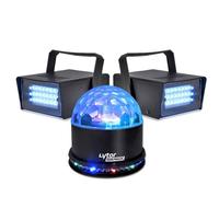 Pack Soirée FIESTA SUNMAGIC + 2 LED STROBE BLANC