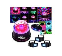 Pack Soirée FIESTA SUNMAGIC + 3 LEDSTROBE BLANC + Effet OVNI RVB