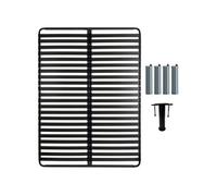 AltoBuy Titanium 22 - Pack Sommier 2x22 Lattes 140x190cm + 5 Pieds