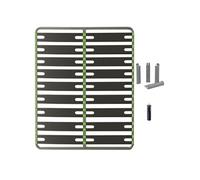 Pack Sommier 2x9 Lattes 140x190cm + Pieds Gris + Pied Central - ALTOSENSO -