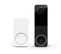 Pack sonnette vidéo filaire Philips Hue Noir et Blanc