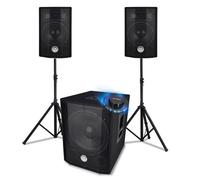 Pack sono 2.1 - BM SONIC - BMS 1208 - Caisson 12"" 600W bi-amplifié - 2×200W satellites - Bluetooth USB