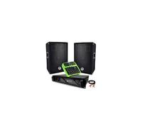 BM SONIC Pack sono BMS08 – 2 enceintes, amplificateur 1000W BMS1000 et table de mixage Mini4