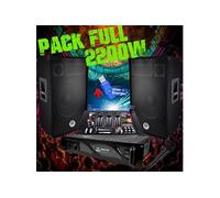 Pack Sono 2200W ampli + enceintes + Table de mixage+ Clé USB 32G