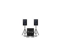 BM SONIC Pack sono 2400W – 2 enceintes 30 cm + caisson 46 cm + pieds et câbles 1812