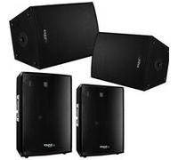 IBIZA SOUND LIGHT Pack Sono 3360W Total Ibiza Sound - 2 Amplis ventilés - 4 Enceintes 600W DISCO12 - Câbles Enceintes Speakon - Soirée - Mariage
