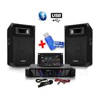 Pack sono 480W + table de mixage + 2 HP + mic+ Clé USB 32G