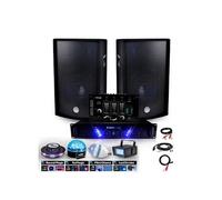 pack sono ampli 480w + hp bms-12 de 2x600w mix + pack diams