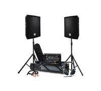 Pack Sono BM SONIC Amplificateur 1000W, Paire d'Enceintes Passives 2x300W, Table de Mixage, Pieds, Casque DJ, Câbles et Micro