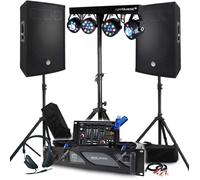 Pack Sono - BM SONIC - BMS-2000 - Ampli 2000W - Enceintes 2x700W - Portique 8 lumières