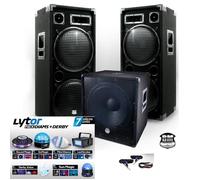 Pack SONO complet BMX-18215 3200W Caisson bi-amplifié + PACK DIAMS + DERBY