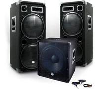Pack SONO complet BMX-18215 3200W Caisson bi-amplifié + PACK DIAMS + DERBY