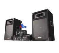 Pack sono complet ibiza DJ300 480W + table de mixage + 2 HP + micro+ clé USB 32gigas