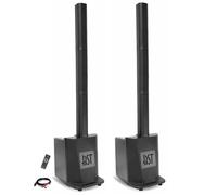 Pack Sono DJ 2 Enceintes colonne avec caisson 480W RMS 10""/25cm BST MEGAMAX-TOWER Bluetooth TWS - Soirée Ambiance Mariage