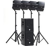 BM SONIC Pack Sono DJ BMS-12-ARRAY-BT 2000W - 4 satellites, 2x SUB 31cm, USB/Bluetooth