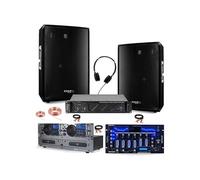 Pack Sono DJ 2360W Platine CD Gemini CDX-2250I USB - Table DJM102-BT - Ampli AMP600-MKII 2x480W - 2 Enceintes DISCO15B 700W