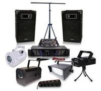 Ibiza Pack sono DJ Ampli 2 x 240 W + pack lumières