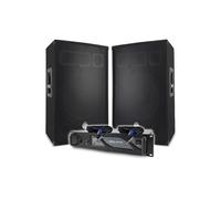 Pack Sono DJ BM SONIC Amplificateur 2000W, Paire d'Enceintes Passives 2x700W, Câbles Speakon, Sonorisation PRO