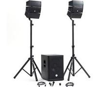 BM SONIC Pack Sono DJ BMS-12-ARRAY-BT 1000W - Caisson 31 cm, enceintes satellites, USB/Bluetooth