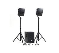 BM SONIC Pack Sono DJ BMS-12-ARRAY-BT 1000W - Caisson 31 cm, enceintes satellites, USB/Bluetooth