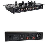 Pack sono DJ mix mariage soirée Ampli 3000W Enceintes 2x2000W Table de mixage USB Bluetooth Portique éclairage LED