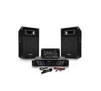 Pack Sono DJ300-BT ampli + HP 500W Table de mix