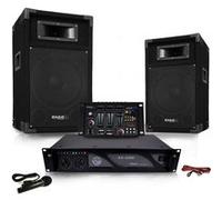 Pack Sono DJ500-AX-USB ampli + HP 500W Table de mix