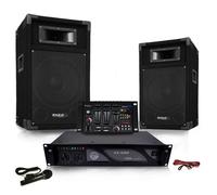 Pack Sono DJ500-AX-USB ampli + HP 500W Table de mix